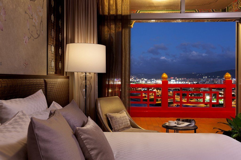 The Grand Hotel Taipé Exterior foto A room at the hotel